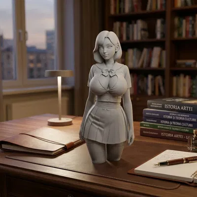 Mô Hình Cô Gái Tuổi Teen Anime 3D Sành Điệu