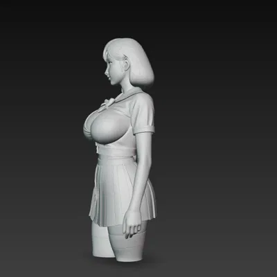 Mô Hình Cô Gái Tuổi Teen Anime 3D Sành Điệu