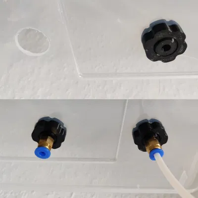 Filament Feedthrough – Đầu luồn filament cho dry box