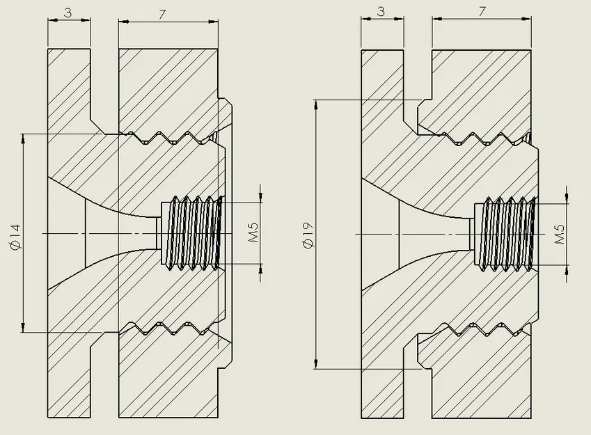 Filament Feedthrough – Đầu luồn filament cho dry box - Image 9