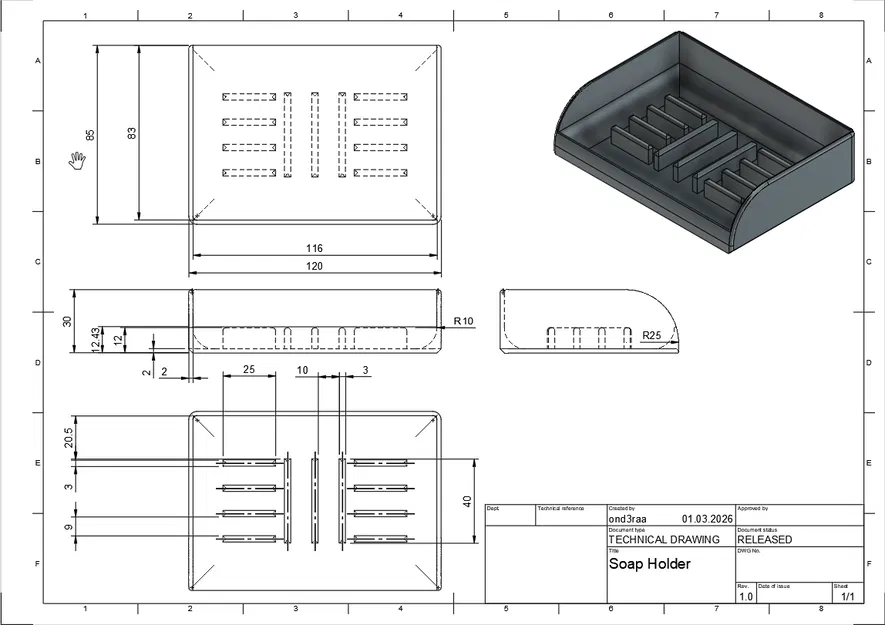 Đế Đựng Xà Phòng (Soap Holder) - Image 3
