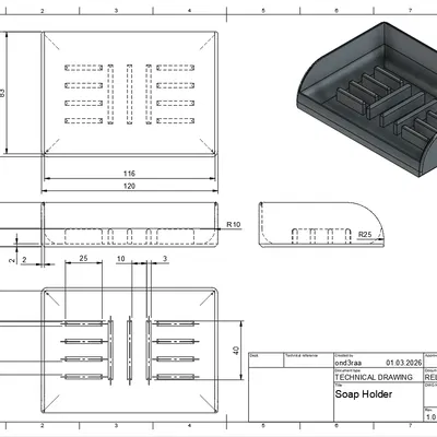 Đế Đựng Xà Phòng (Soap Holder)