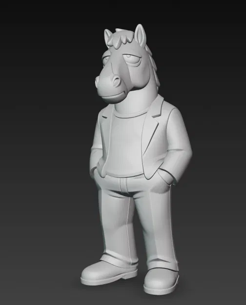 Mô hình 3D BoJack Horseman - Phiên bản độc đáo cho fan - Image 1