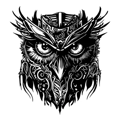 Tượng Cú Mèo 3D Trang Trí Tường Độc Đáo