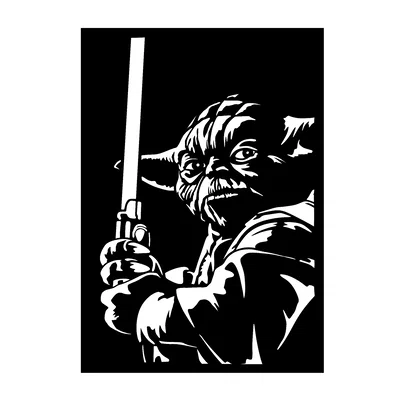 Tấm ốp tường nghệ thuật Master Yoda - Trang trí độc đáo cho Fan Star Wars