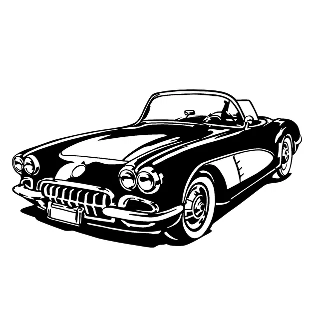 Mô Hình Xe Hơi Cổ Điển Treo Tường Độc Đáo - Image 1