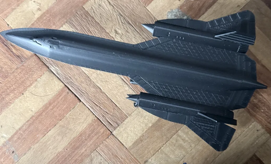 Mô Hình Máy Bay SR-71 Blackbird Tỉ Lệ 1:72 In 3D - Image 2