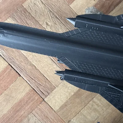 Mô Hình Máy Bay SR-71 Blackbird Tỉ Lệ 1:72 In 3D