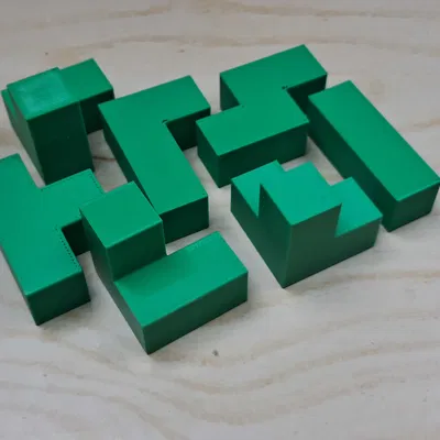 Bộ Xếp Hình 3D "Box Puzzle" - Thử Thách Tư Duy