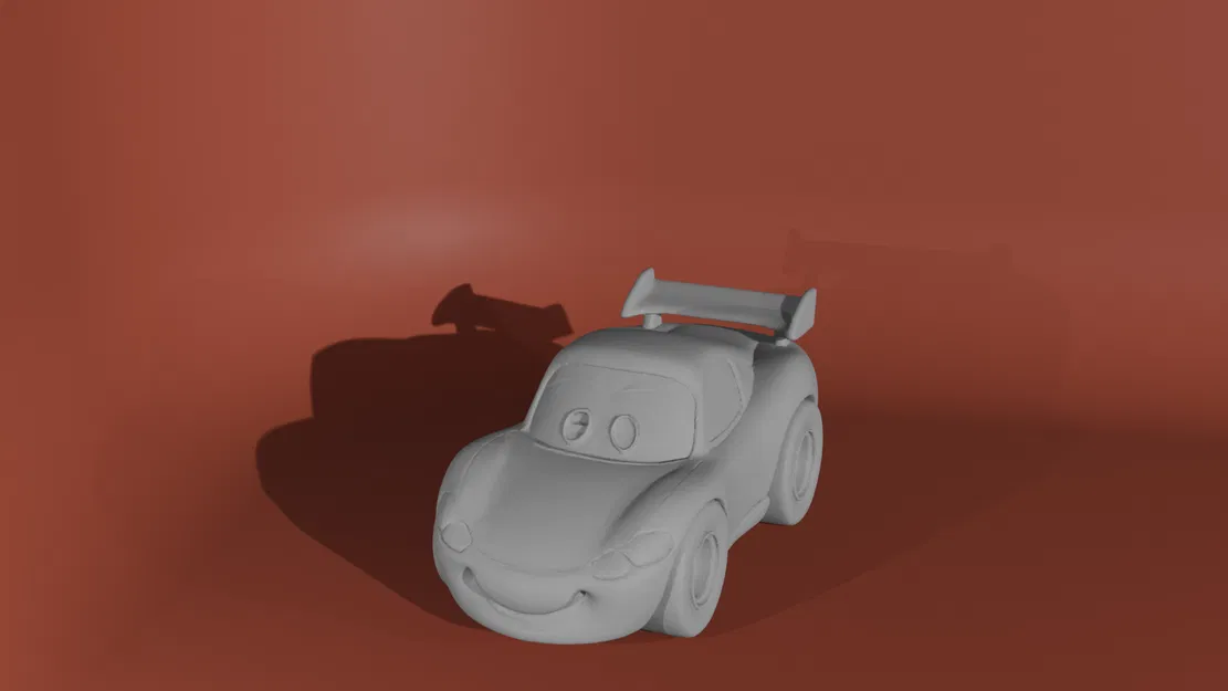 Xe Đồ Chơi Hoạt Hình 3D Độc Đáo - Image 2