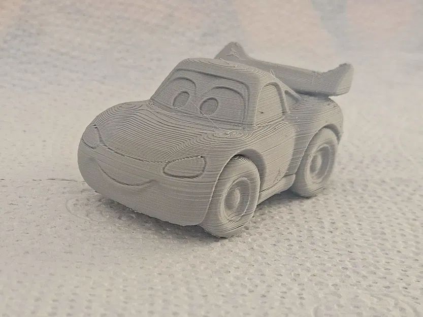 Xe Hơi Đồ Chơi In 3D Ngộ Nghĩnh, Tươi Cười - Image 1