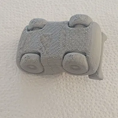 Xe Hơi Đồ Chơi In 3D Ngộ Nghĩnh, Tươi Cười