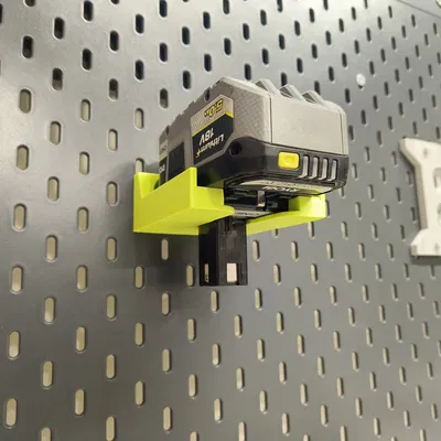 Giá đỡ pin Ryobi ONE+ cho IKEA Skadis (Skadis Ryobi Battery Holder)
