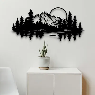 Tranh Treo Tường Núi Non Tối Giản (Mountain Nature Wall Art)