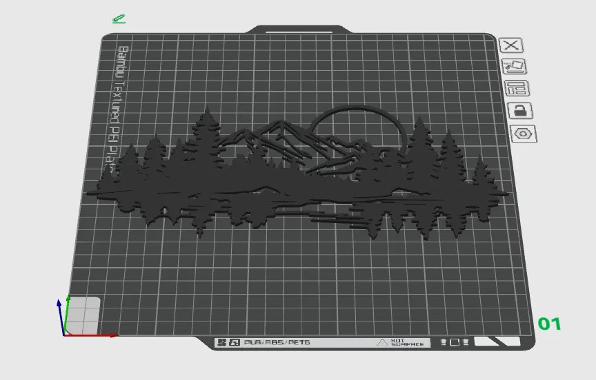 Tranh Treo Tường Núi Non Tối Giản (Mountain Nature Wall Art) - Image 3