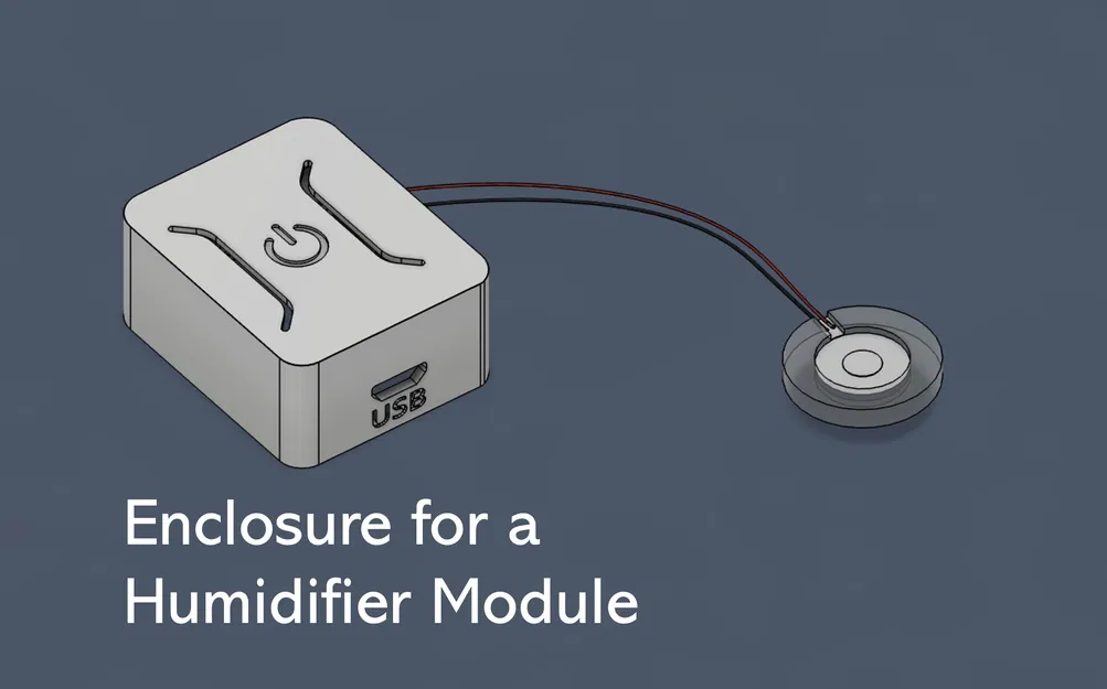 Vỏ (Enclosure) cho PCB Module Tạo Ẩm Ultrasonic - Image 1