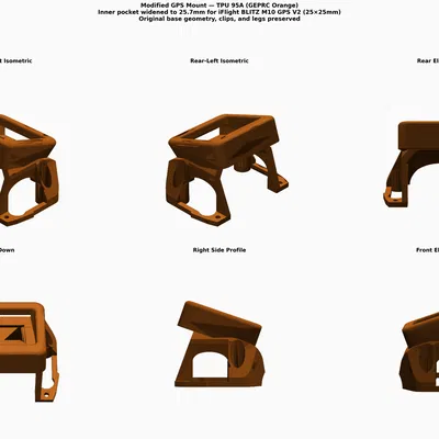 Giá đỡ GPS GEPRC GEP-CL30 V3 cho iFlight BLITZ M10 GPS V2