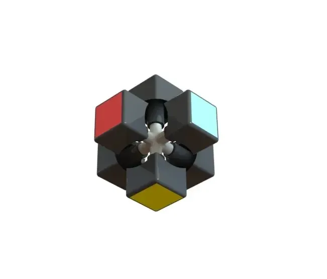 Rubik's Cube (Rubics cube) – Mẫu 3D khối rubik xoay được - Image 2