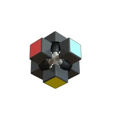 Rubik's Cube (Rubics cube) – Mẫu 3D khối rubik xoay được