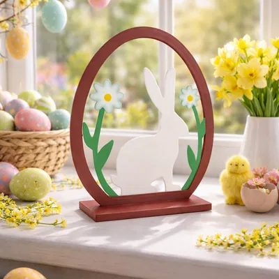 Trang trí nhà hình thỏ Phục Sinh