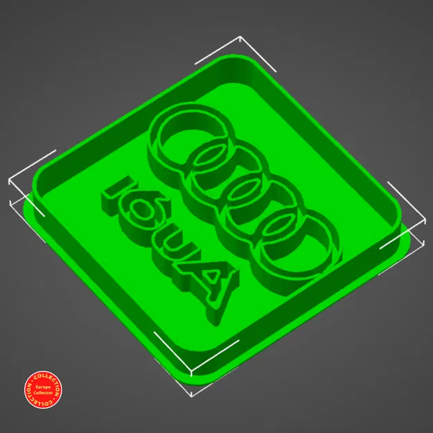 Khuôn Cắt Bánh Quy Logo Audi Độc Đáo - Image 1