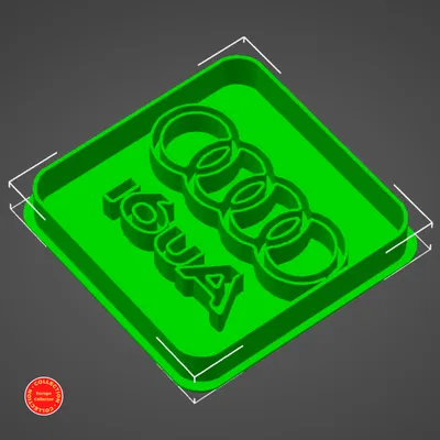 Khuôn Cắt Bánh Quy Logo Audi Độc Đáo