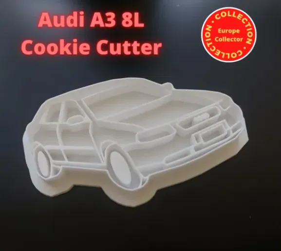 Khuôn Cắt Bánh 3D Hình Xe Audi A3 8L - Image 1