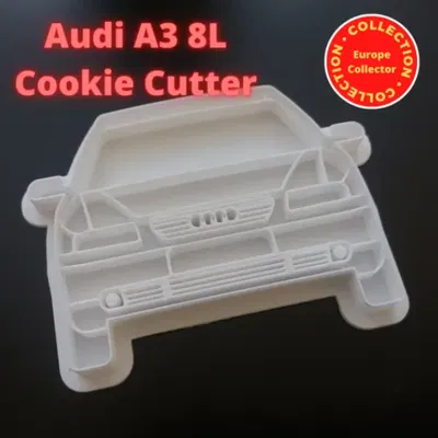 Khuôn Cắt Bánh Quy Hình Xe Audi A3 8L Độc Đáo