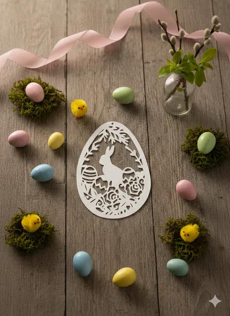 Trang trí nhà Easter egg Home decor - Image 1