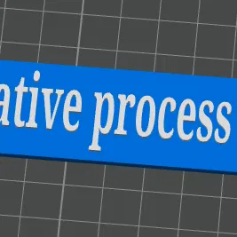 Biển Báo Văn Phòng 3D - "Đang Trong Giai Đoạn Sáng Tạo"