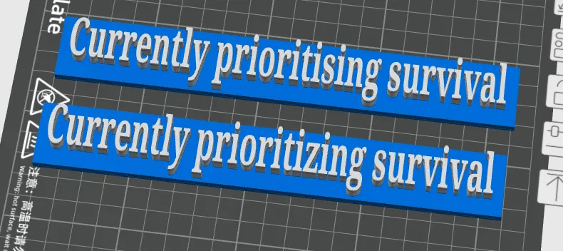 Biển Báo "Ưu Tiên Sinh Tồn" In 3D Hài Hước - Image 1