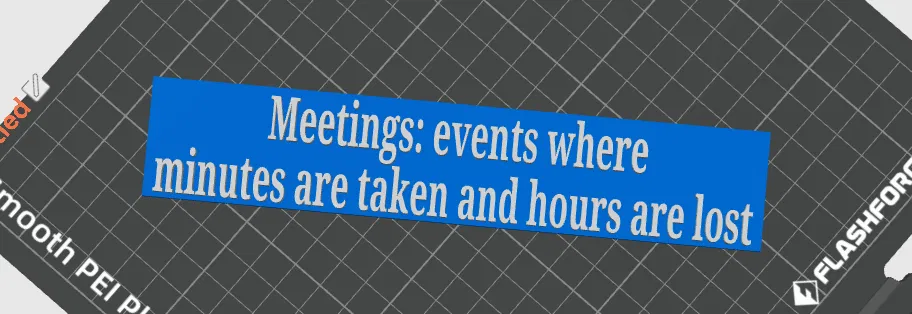 Biển "Văn Phòng Thông Thái: Cuộc Họp" - Đồ Trang Trí Bàn Làm Việc Độc Đáo - Image 1