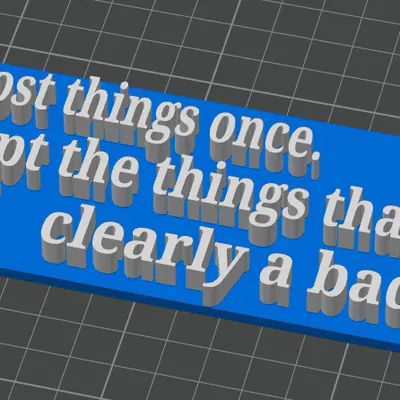 Biển Lời Khuyên Văn Phòng "Cứ Thử Đi"