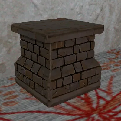 Mô Hình Trụ Cầu Đá Thô 3D Cho Địa Hình TTRPG