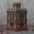 Mô Hình 3D Tháp Nhà Tù Miền Tây (Western Style Jailtower) - Thumbnail 1