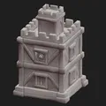 Mô Hình 3D Tháp Nhà Tù Miền Tây (Western Style Jailtower) - Thumbnail 2