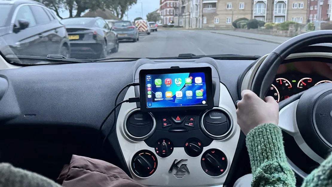 Ford Ka Pat Gắn Màn Hình Universal CarPlay/Android Auto 7” – File STL In 3D - Image 1