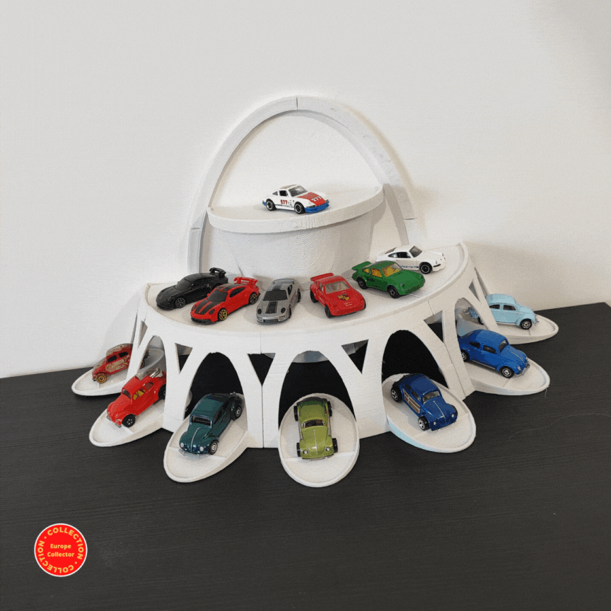 Bộ kệ trưng bày Hot Wheels Collector 14 – Dioramas Europe Collector