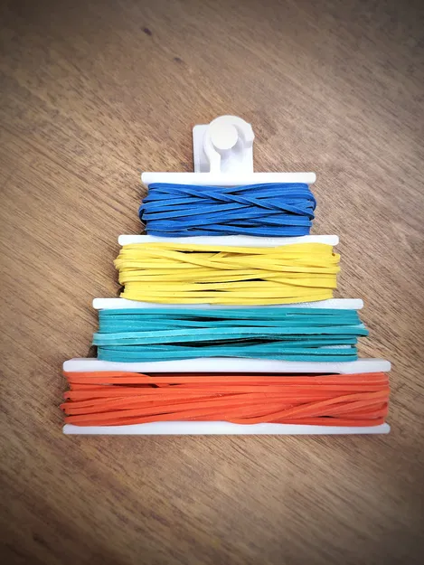 Organizer dây thun kèm móc treo (Rubber Band Organizer with Hanger) - Image 1