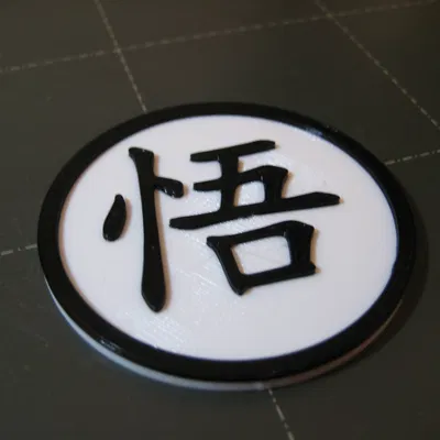 Huy Hiệu Biểu Tượng Goku 3D - Phụ Kiện Cosplay Dragon Ball