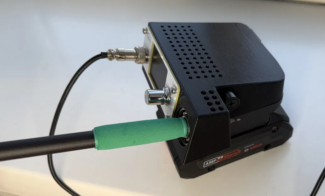 Trạm hàn T12 chạy pin (Battery powered soldering station T12) - Image 2