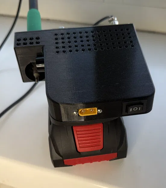 Trạm hàn T12 chạy pin (Battery powered soldering station T12) - Image 3