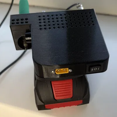 Trạm hàn T12 chạy pin (Battery powered soldering station T12)