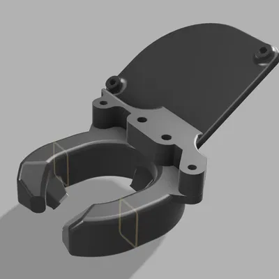 Ốp quạt Railcore cho Volcano và ngàm nhôm (Aluminum Mount)