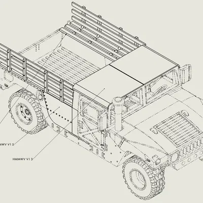 HUMVEE M998 Troop Transporter (Xe chở quân)