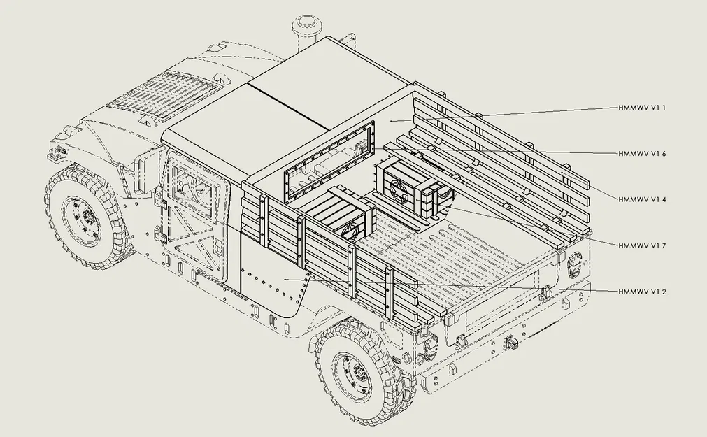 HUMVEE M998 Troop Transporter (Xe chở quân) - Image 6