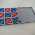 Travel Tic-Tac-Toe V2 – Bàn cờ gập bỏ túi dùng chốt filament 1.75 mm - Thumbnail 1