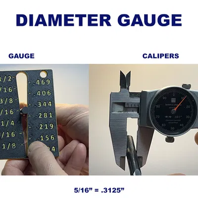 Thước đo đường kính 2 mặt Imperial/Metric