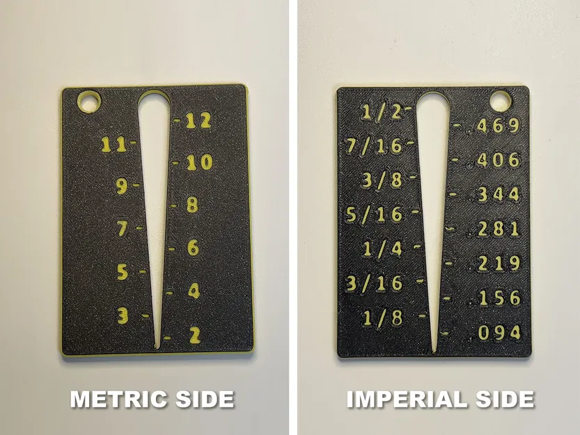Thước đo đường kính 2 mặt Imperial/Metric - Image 2