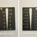 Thước đo đường kính 2 mặt Imperial/Metric - Thumbnail 2